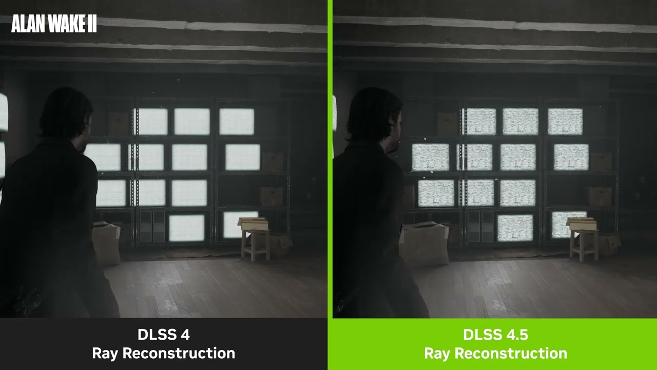 DLSS 4.5 Ray Reconstruction يزيد من دقة الإضاءة واستجابتها | Alan Wake 2 - YouTube
