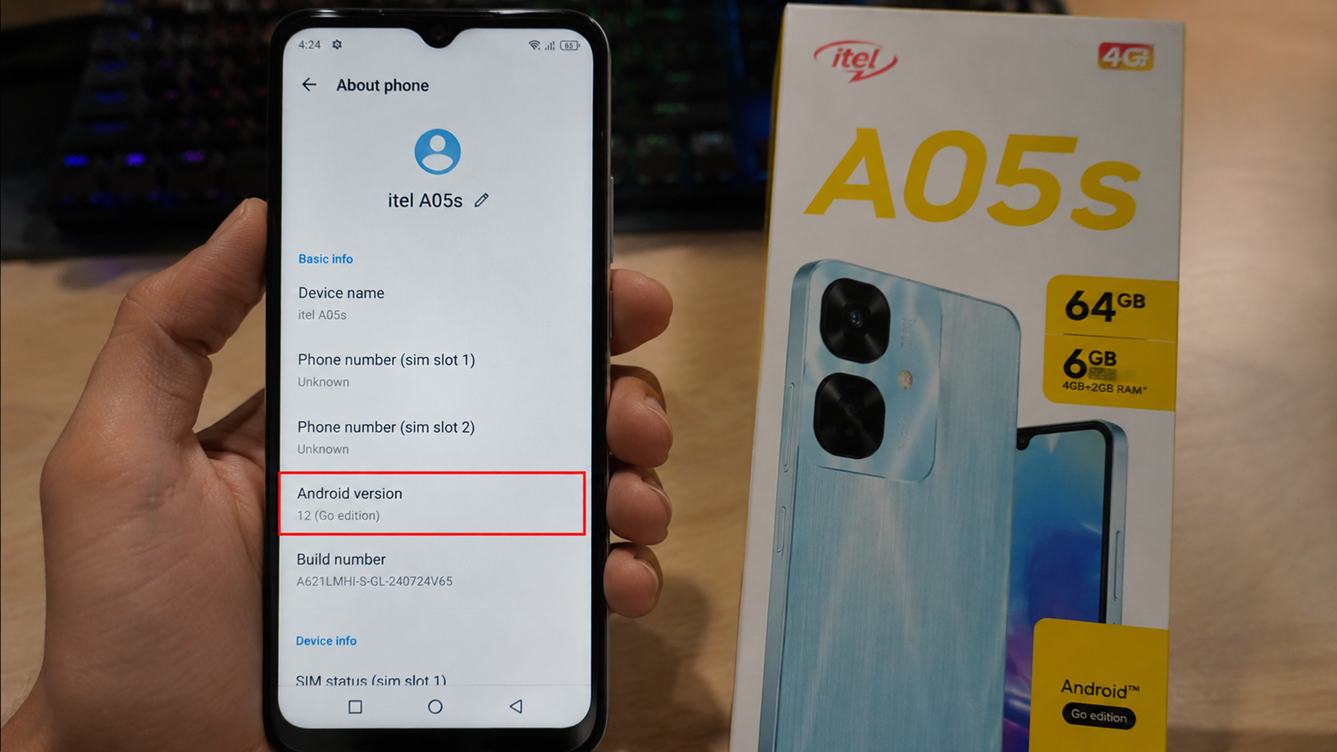 الهاتف يُسوّق على أنه Android Go أو Go edition