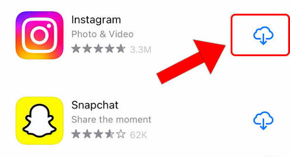 إعادة تثبيت Instagram على الهاتف بعد اختفاء شاشة الأرشيف أو توقفها عن التحميل.