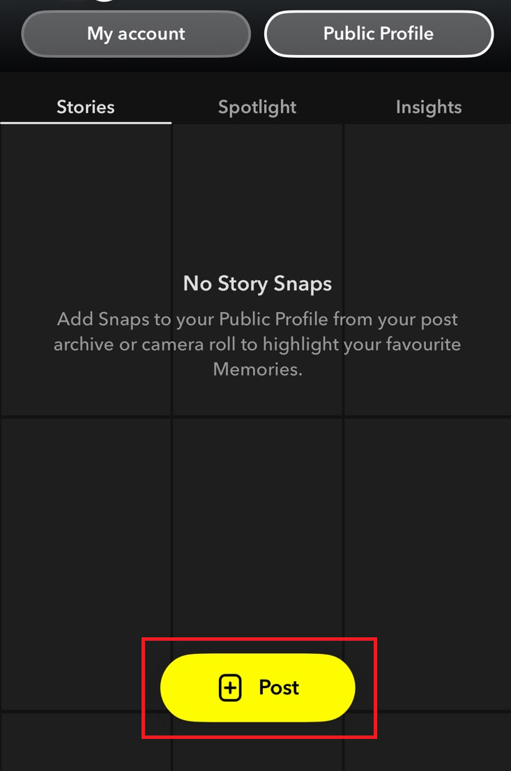 مقارنة بين قصة عامة مباشرة تنتهي صلاحيتها وقصة تم حفظها عمدًا على ملف Snapchat الشخصي العام.