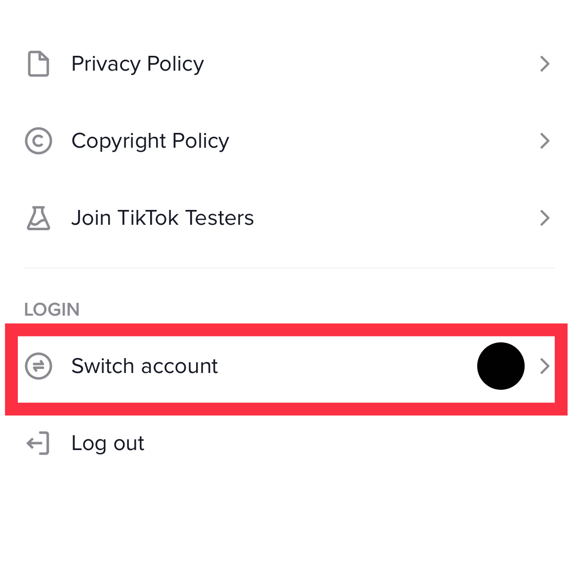عناصر التحكم في خلاصة TikTok مثل