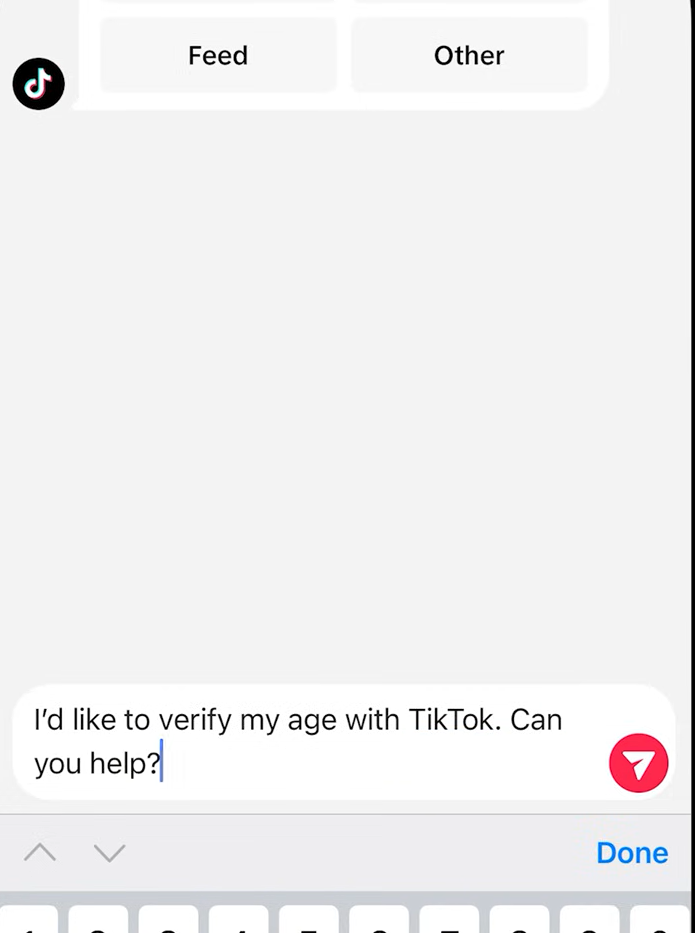 شاشة إنشاء المحتوى في TikTok تفتقد علامة تبويب LIVE أو تعرض مسارًا مختلفًا للمبدعين بدلاً من Go LIVE.