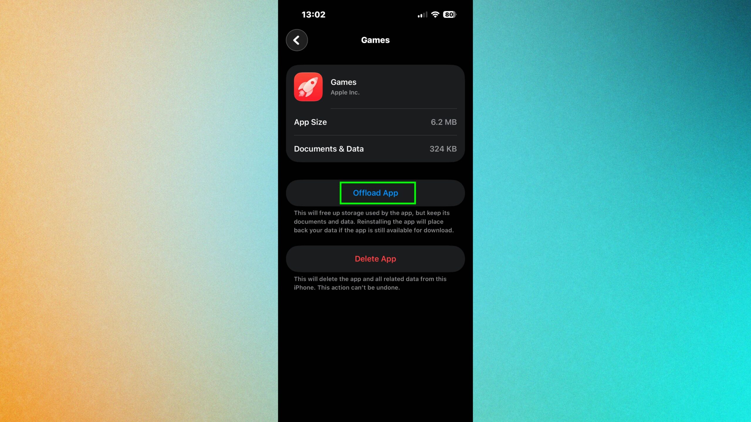 إلغاء تثبيت ألعاب Apple