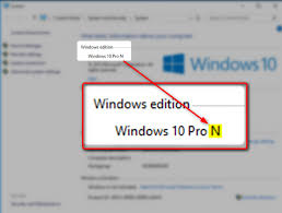 صفحة حول Windows تظهر إصدار N وصفحة حزمة ميزات الوسائط من Microsoft المطلوبة لدعم تراكب NVIDIA.
