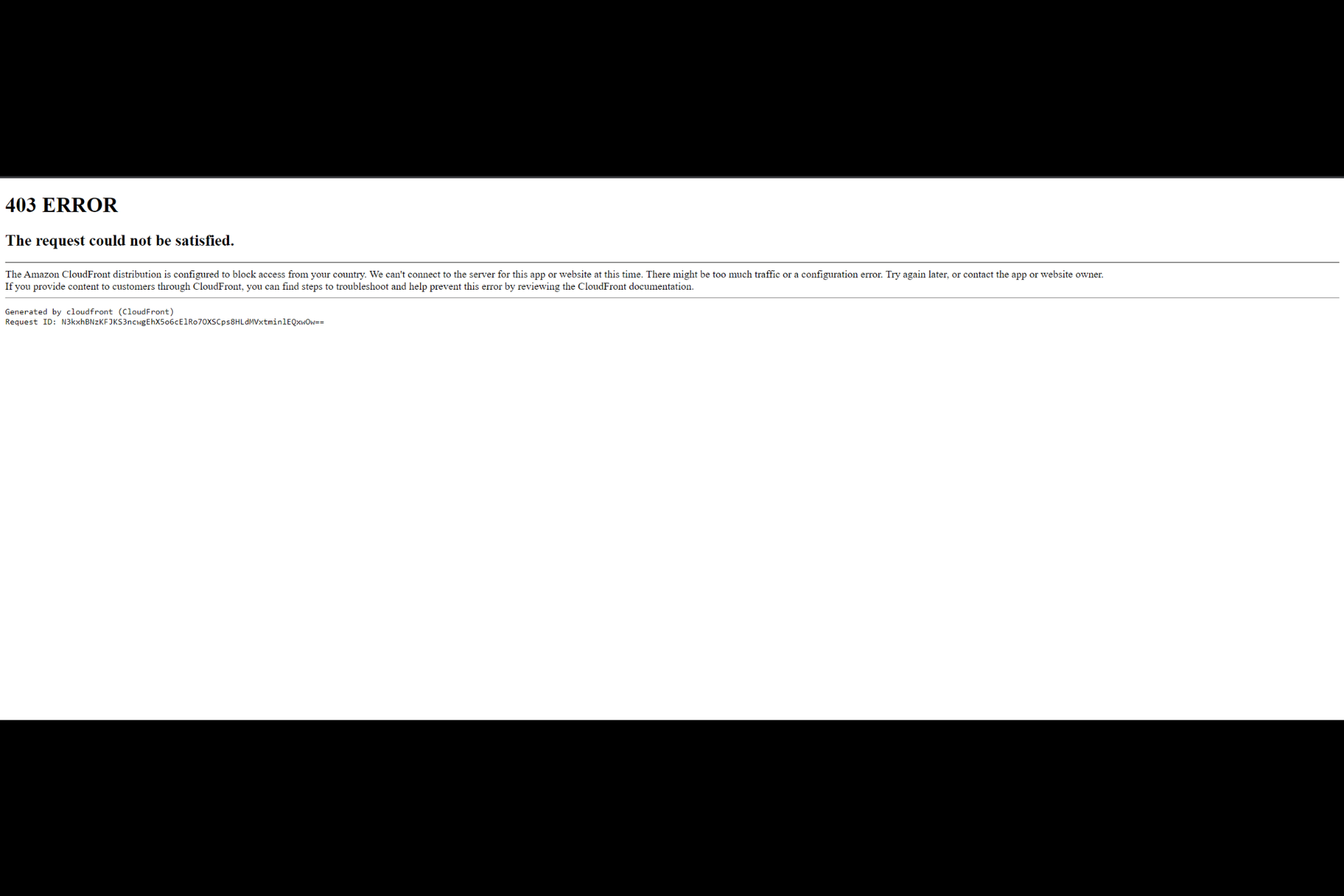 حل مشكلة خطأ 403 في Amazon CloudFront: الوصول محظور