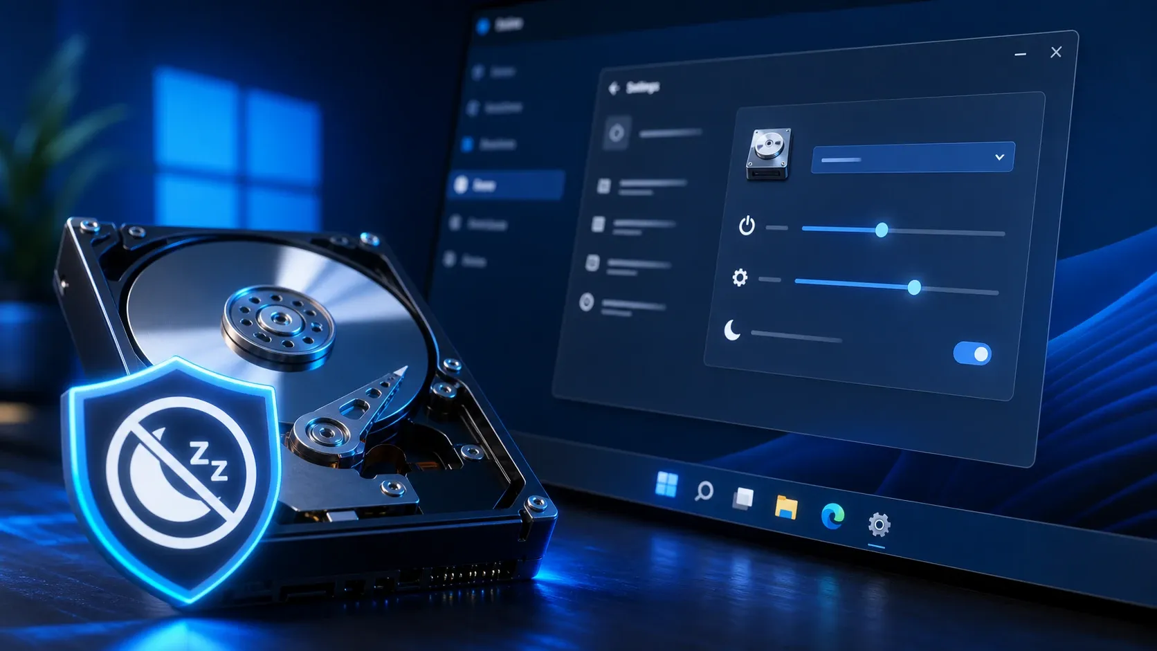 منع القرص الصلب من النوم في Windows 11: إعدادات الطاقة