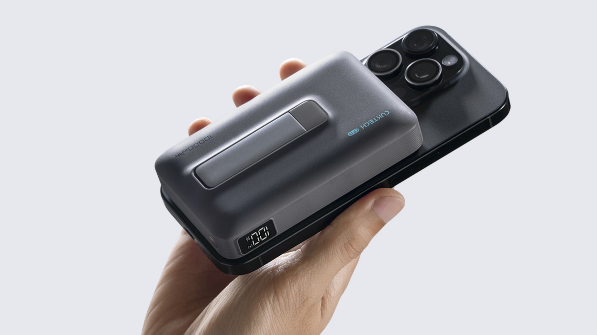 يد تحمل باور بانك CUKTECH Magnetic CP13 Qi2