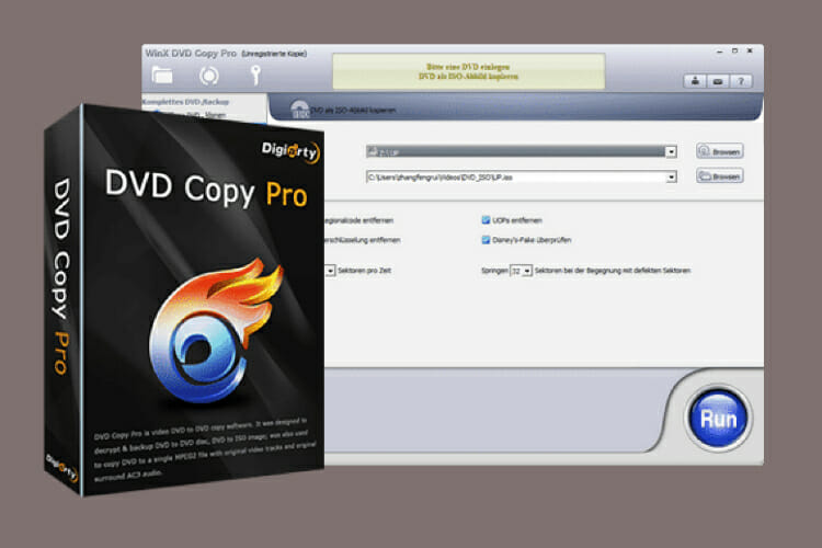 أداة WinX DVD Copy Pro لنسخ أقراص DVD