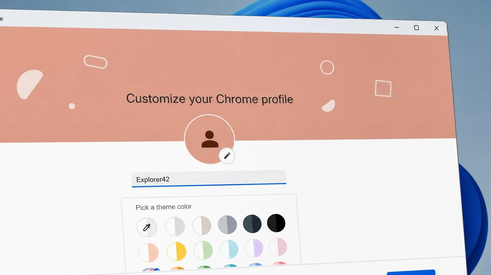 إنشاء ملف شخصي جديد في Chrome