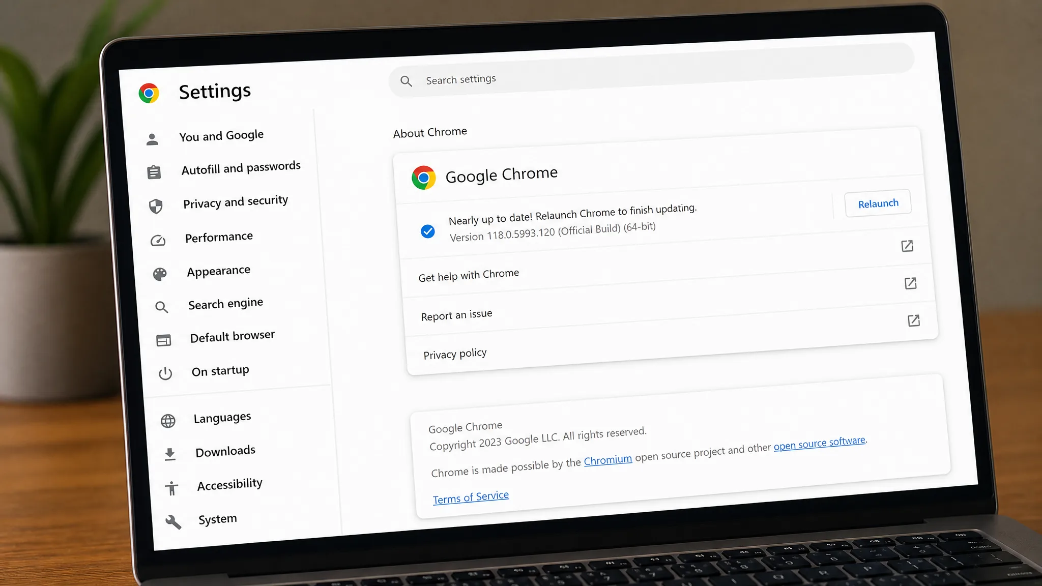 Chrome-update