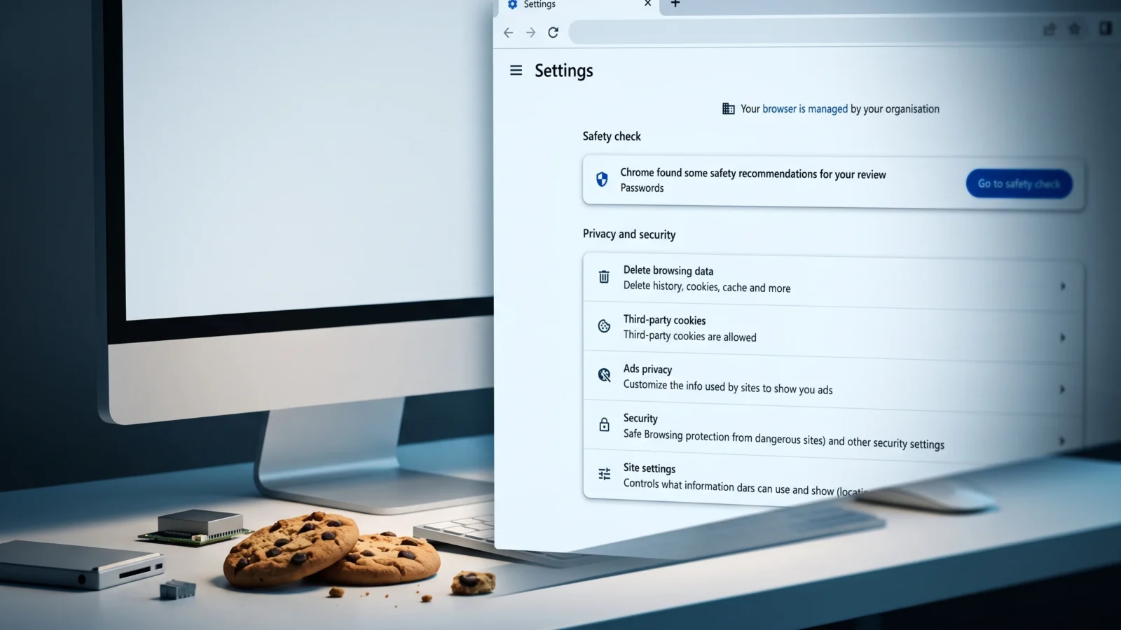 Chrome ينقل إعداد مسح الكوكيز عند الخروج إلى بيانات الموقع