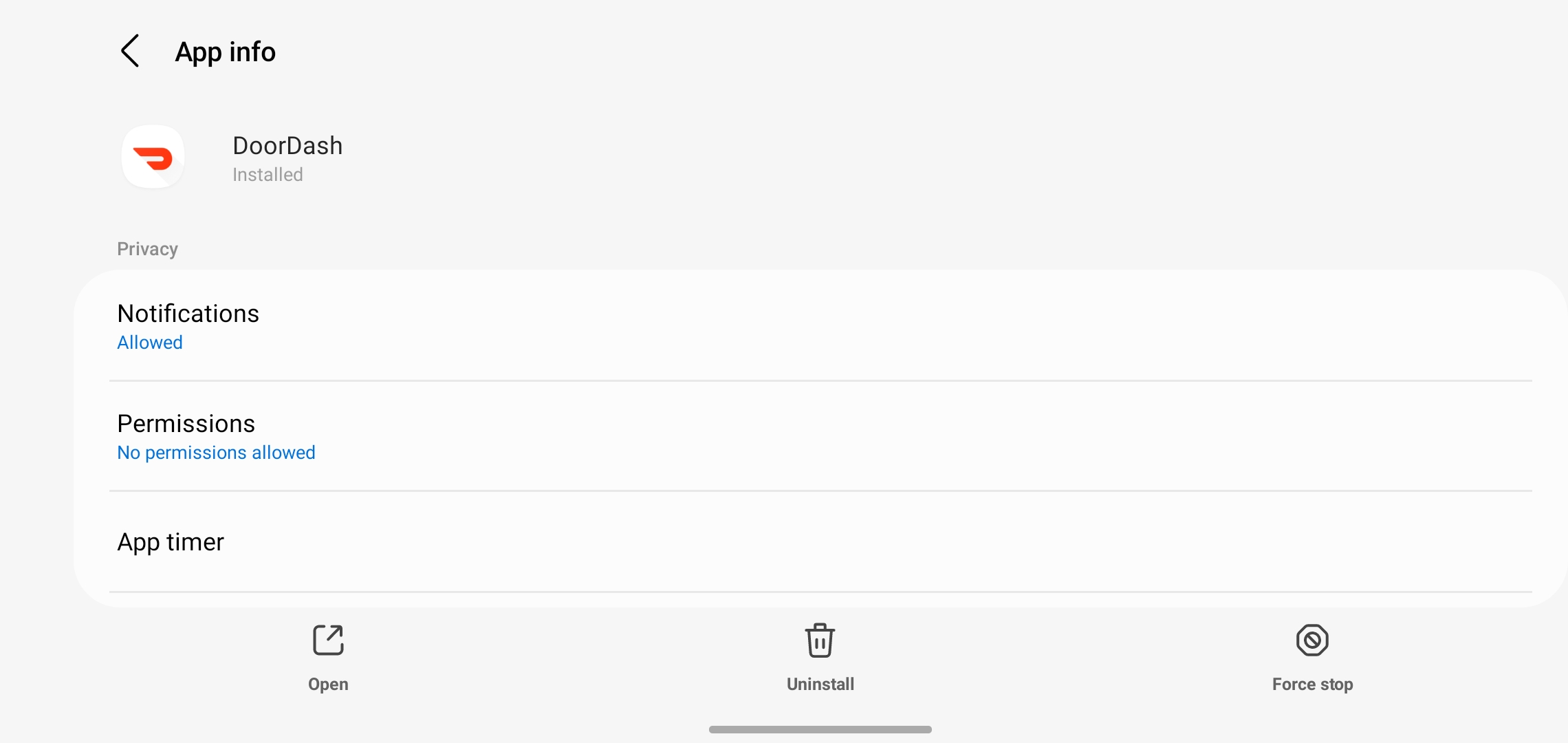 تطبيق DoorDash