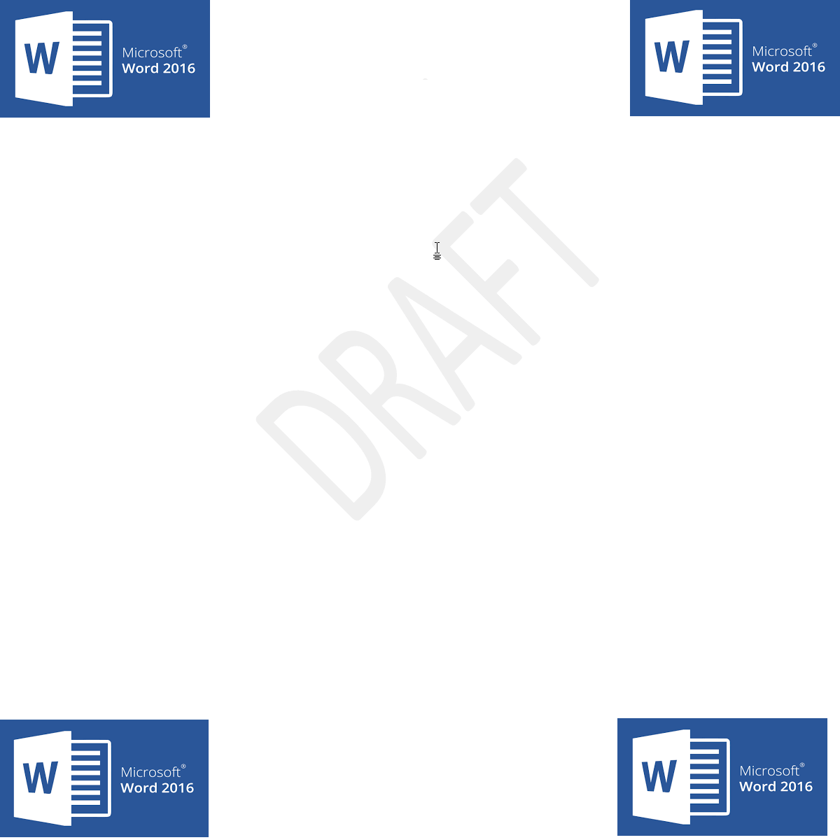 طريقة إزالة العلامة المائية في Word