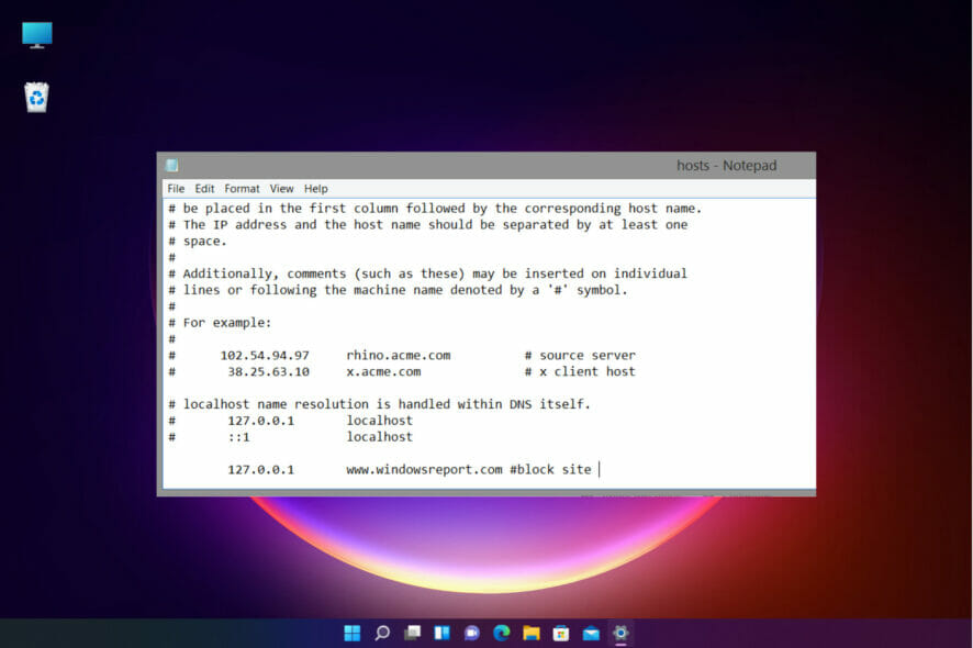 تعديل ملف Hosts في Windows 10 و 11