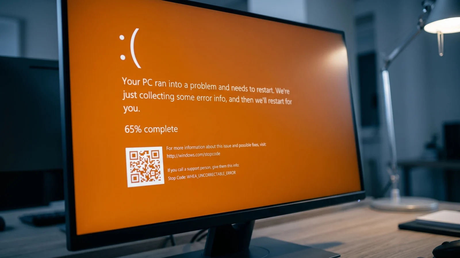 إصلاح الشاشة البرتقالية للموت في Windows 11: أخطاء كرت الشاشة والتعريفات