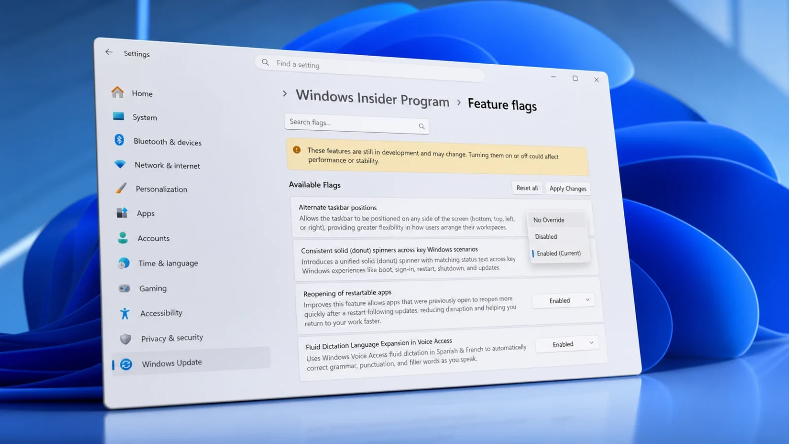 كيفية تفعيل ميزات قناة Windows 11 التجريبية