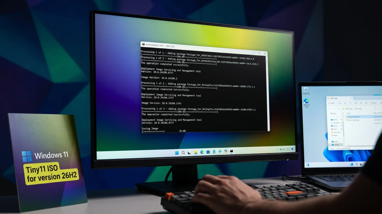 Tiny11 26H2 ISO لـ Windows 11: دليلك للتحميل والإنشاء