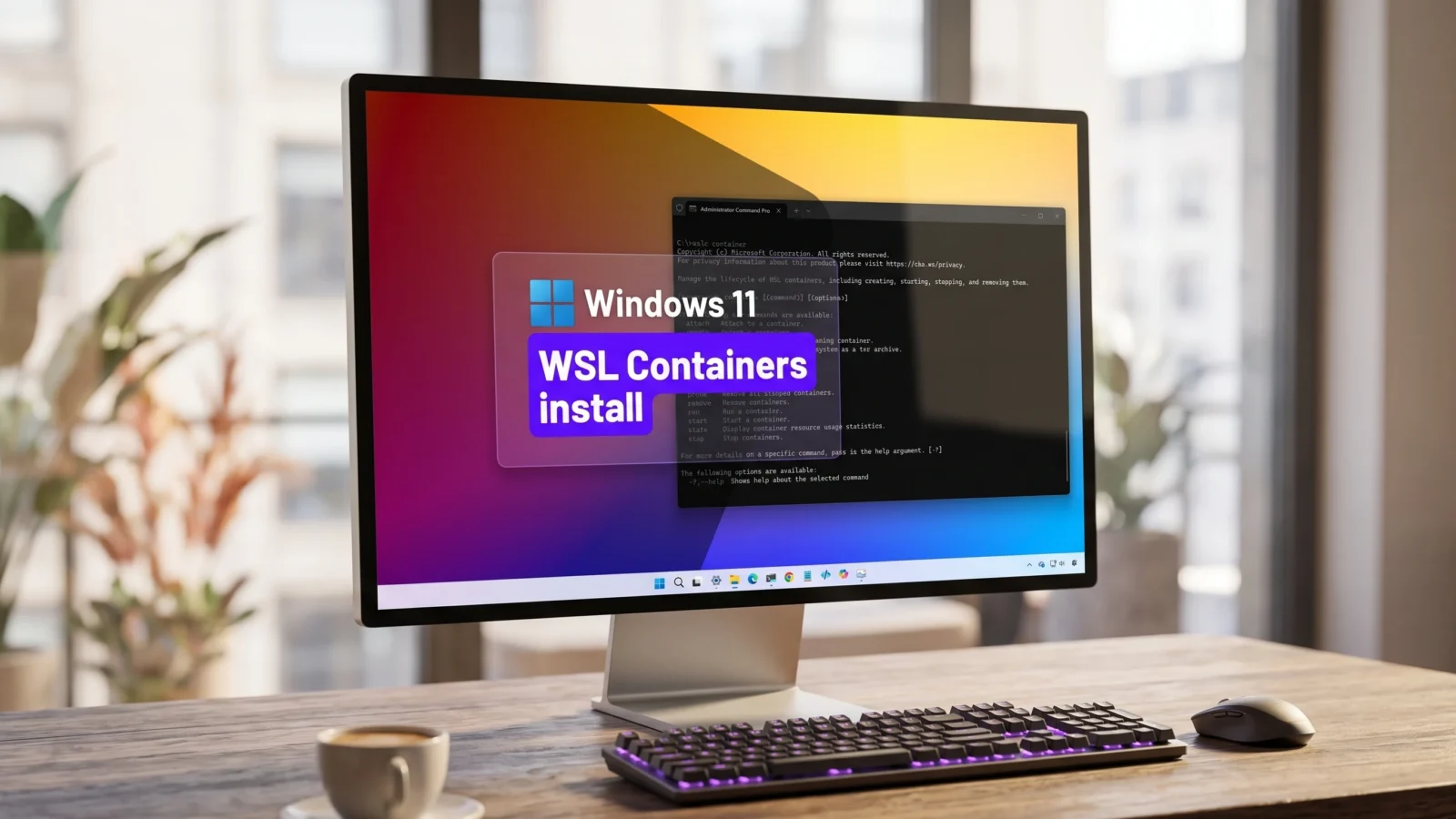 كيفية تثبيت حاويات WSL على Windows 11 باستخدام wslc (معاينة عامة)