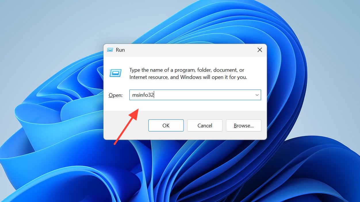 نافذة System Information تظهر تفاصيل النظام.