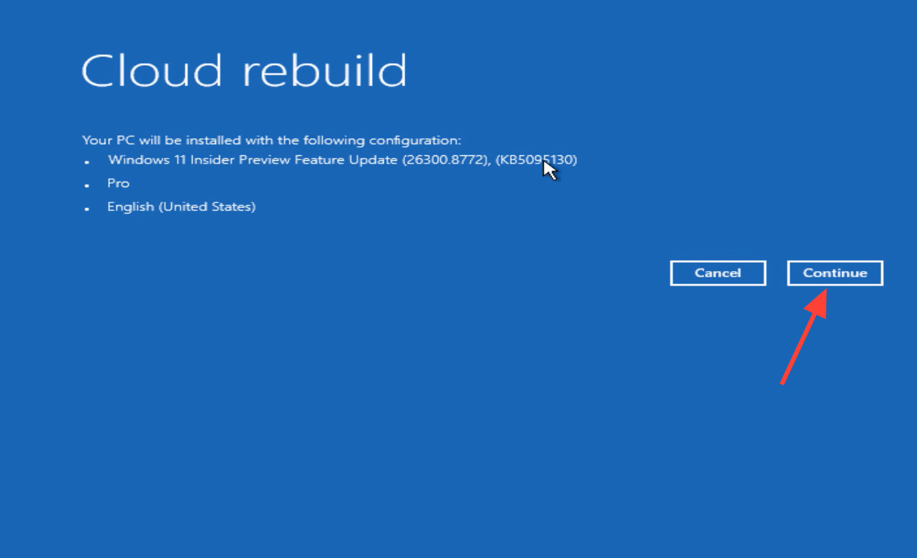 شاشة خطأ 0x800704C6 في WinRE تشير إلى عدم وجود اتصال بالشبكة