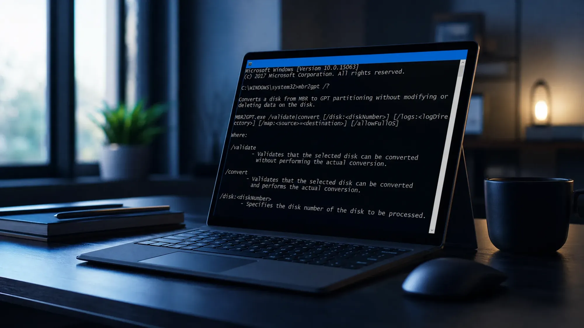 MBR2GPT: Conversione del disco di sistema di Windows 11 da MBR a GPT