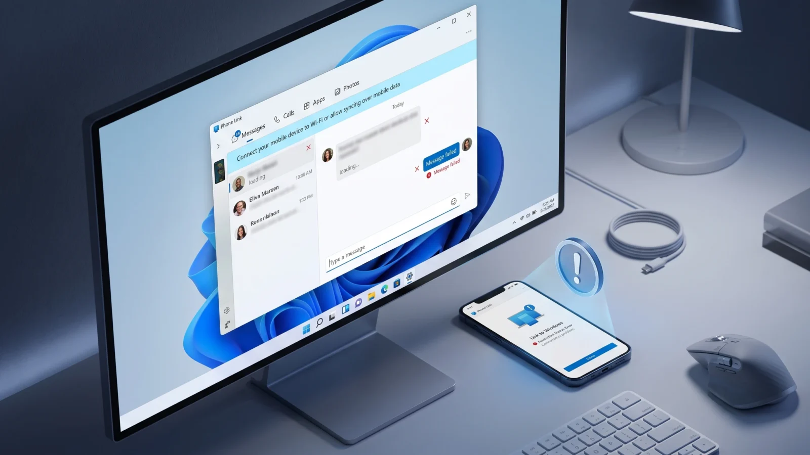 حل مشكلة Phone Link: عدم مزامنة الرسائل وحالة الإرسال (Windows 10 و Android)