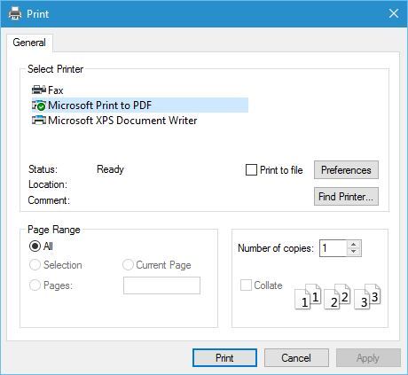 كيفية الطباعة إلى PDF في Windows 10 باستخدام Microsoft