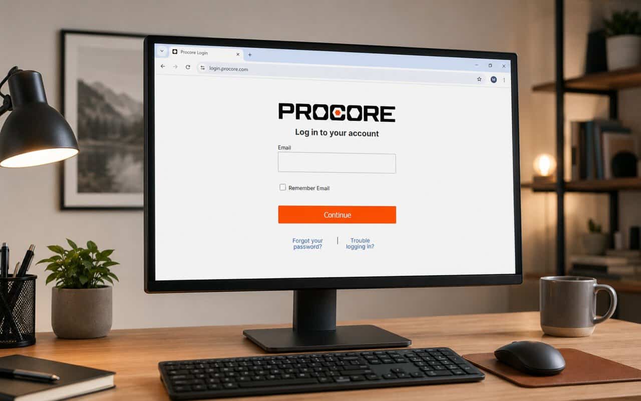 دليل Procore: تسجيل الدخول والوصول لمشاريعك