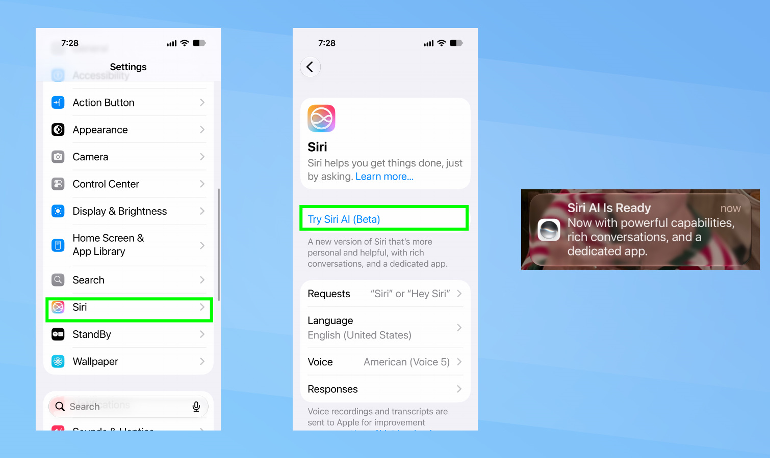 لقطة شاشة لنظام iOS 27.