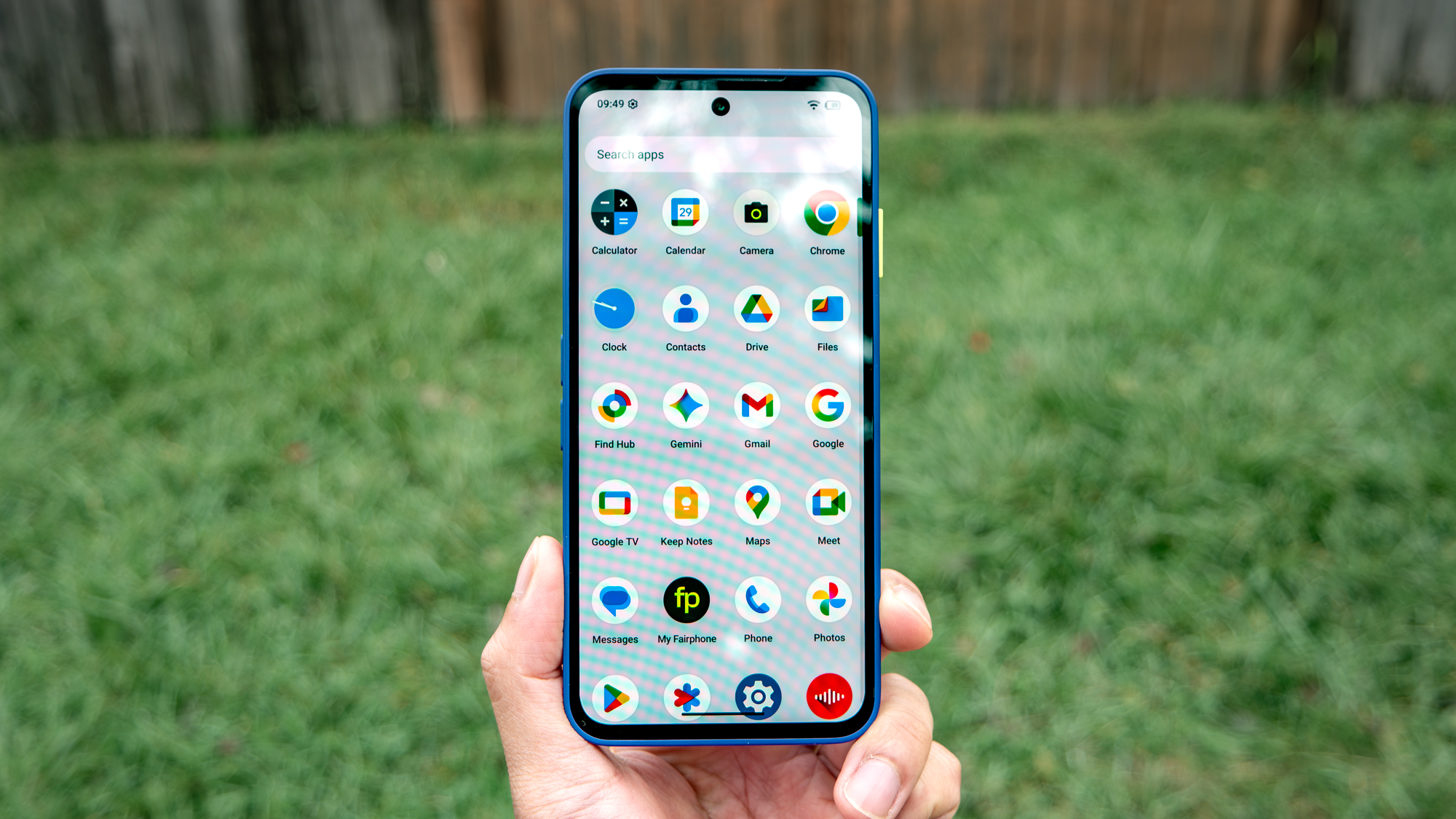 واجهة تطبيقات Fairphone 6+.