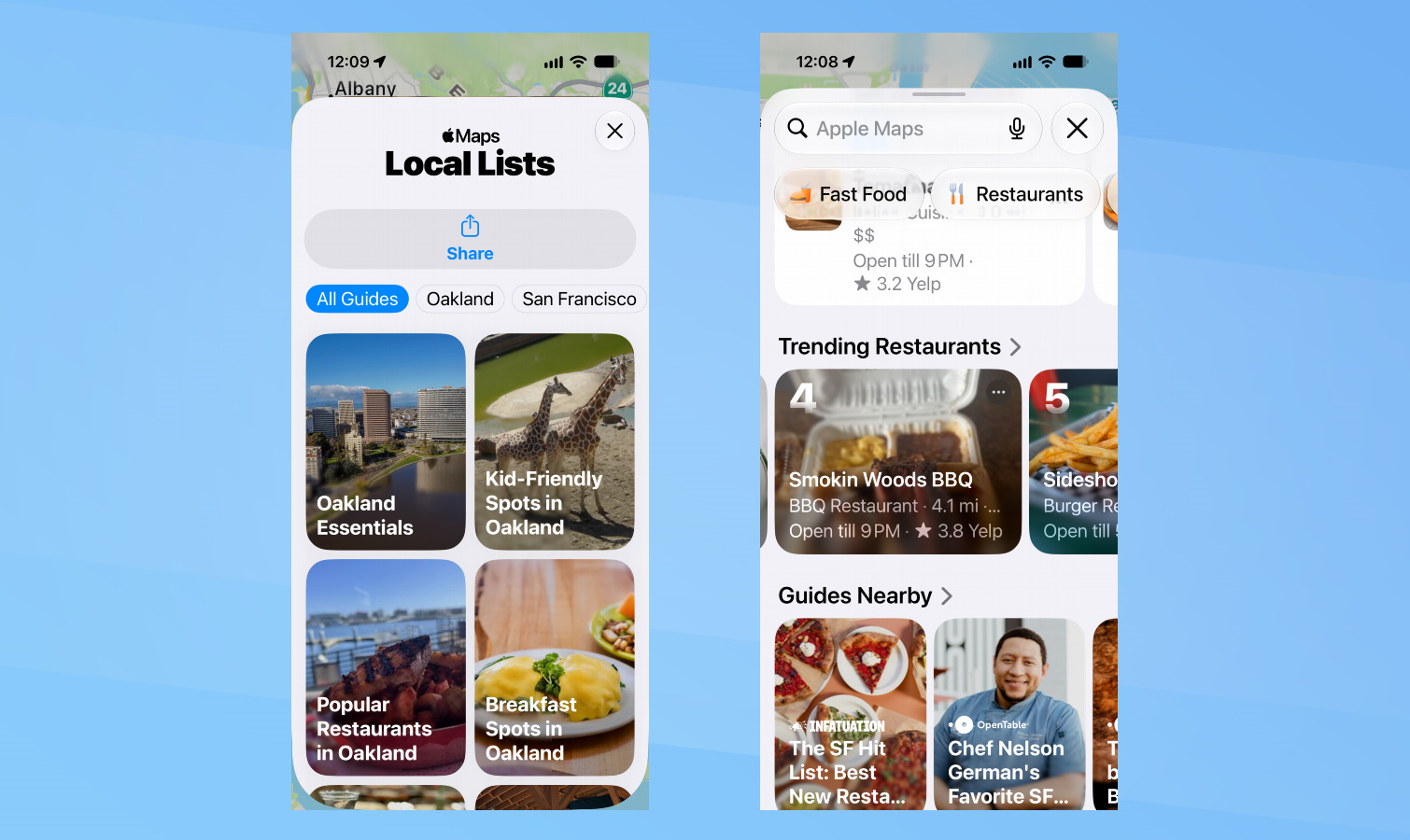 iOS 27 - اكتشاف الأماكن الشائعة في تطبيق الخرائط (Maps).