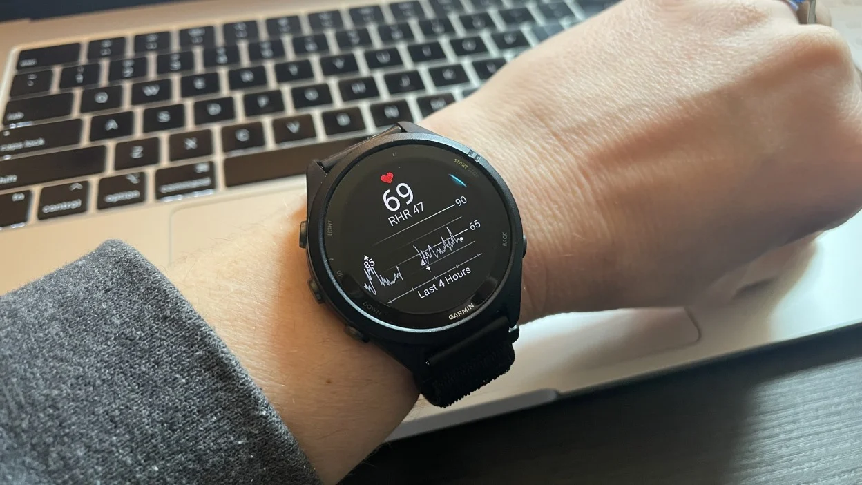resting heart rate on smartwatch