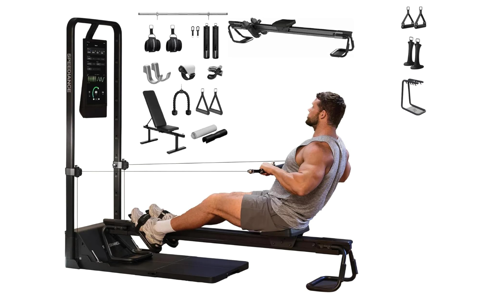 screenshot of man rowing