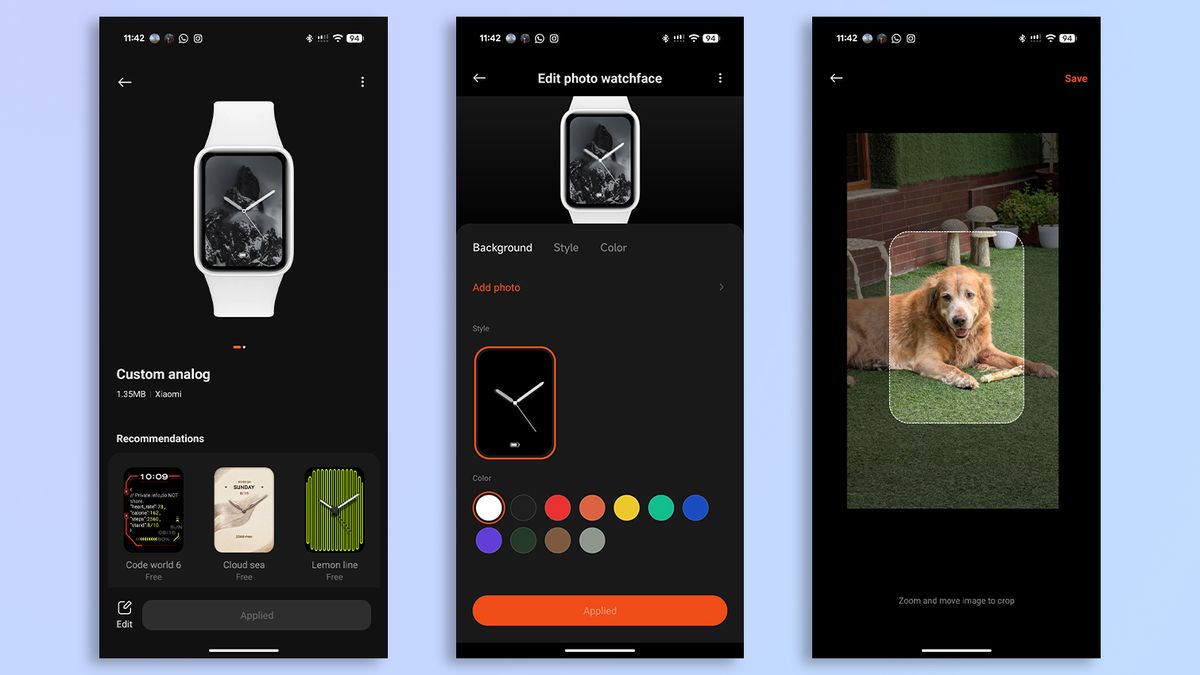 لقطات شاشة لتطبيق Mi Fitness على Android