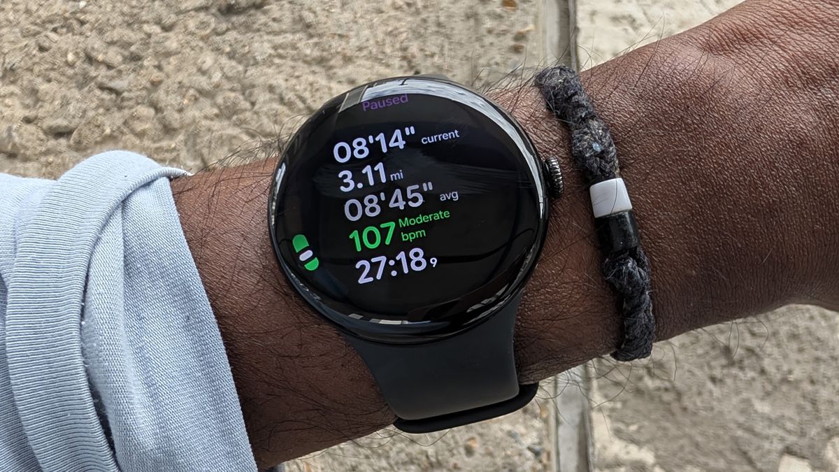 اختبار GPS لساعة Google Pixel Watch 5