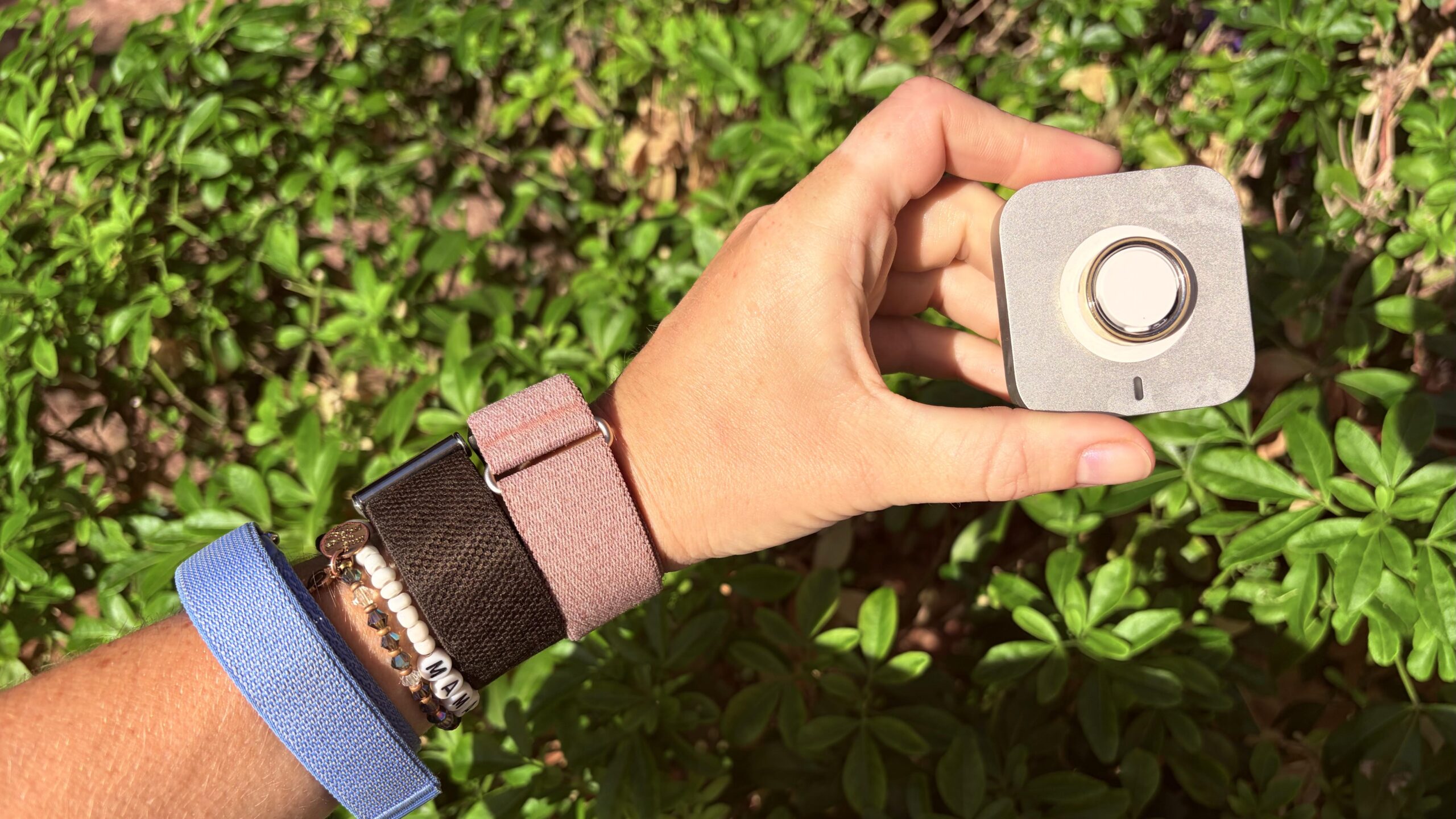 صورة لـ Fitbit Air و Whoop MG و Garmin Cirqa و Oura Ring 5