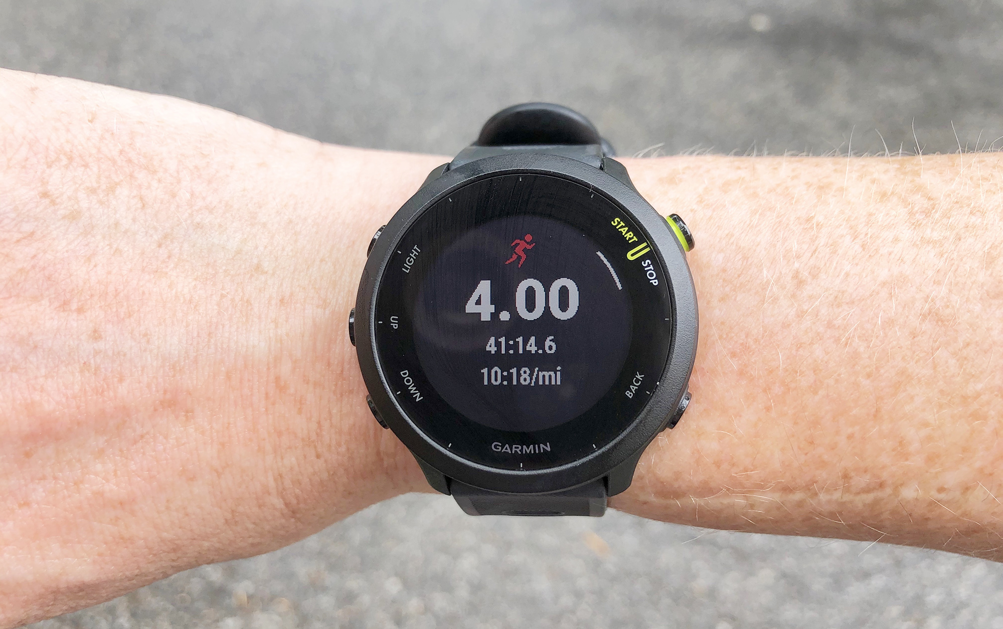 مراجعة Garmin Forerunner 55