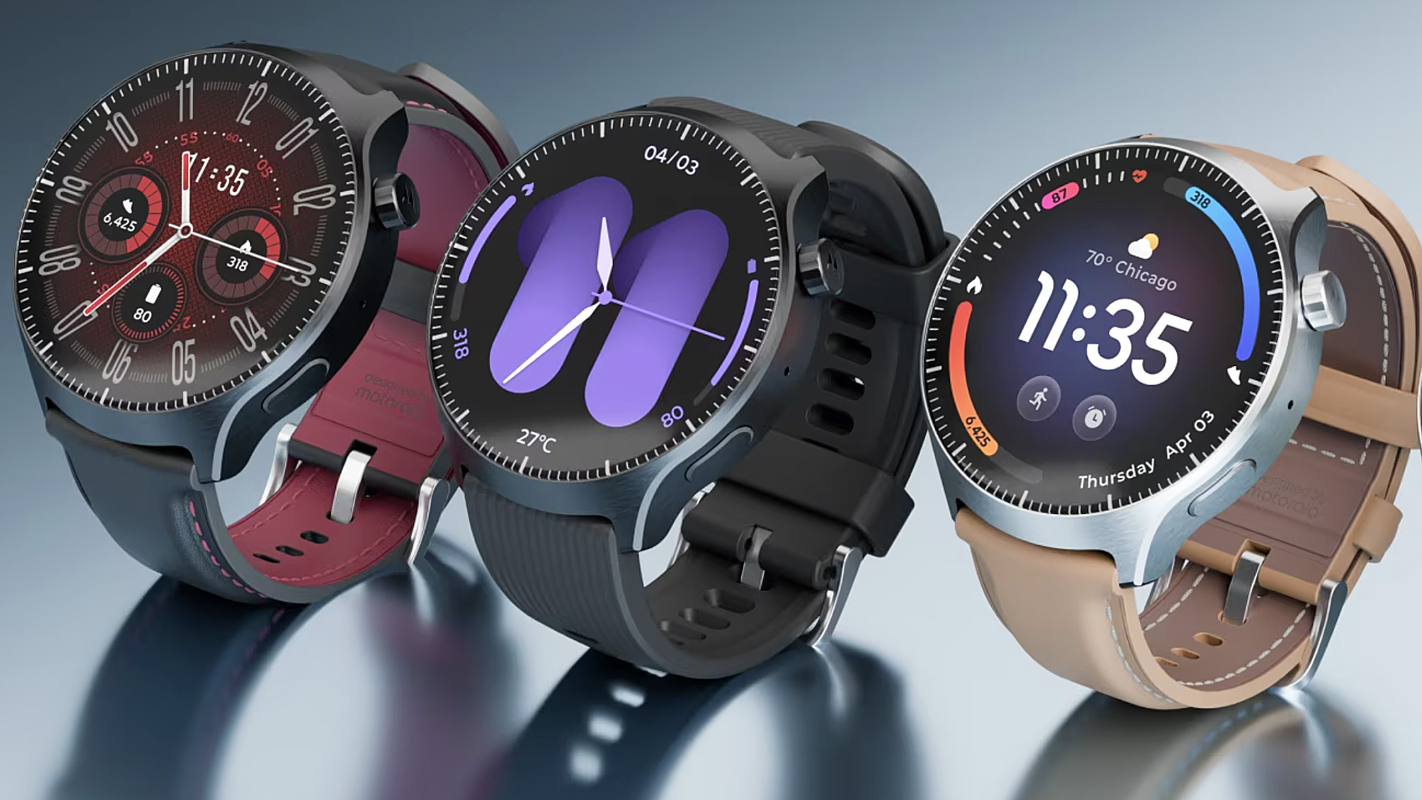 Крупный план умных часов Moto Watch Ultra.