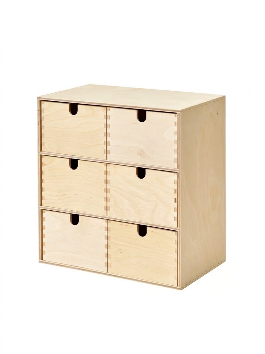 Мини-контейнер для хранения IKEA MOPPE на белом фоне