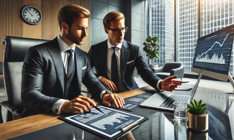 خبير في الوظائف المصرفية كمدير محافظ استثمارية في بنك كبير، يقوم بإنشاء وإدارة محافظ استثمارية للعملاء.