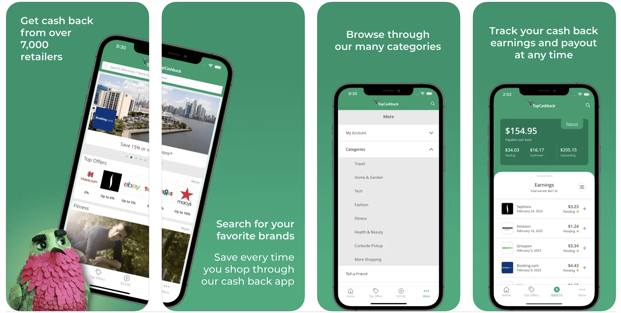 لقطات شاشة TopCashback.