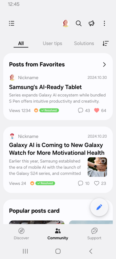 Samsung Members program